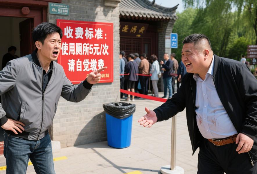 一次5元的景区公厕，被男子600元包场后，管理方连夜改规矩 亏惨了
